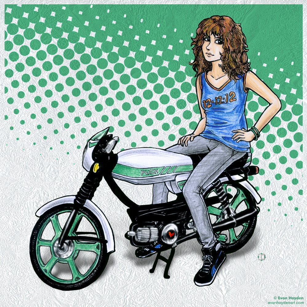 Moped Girl